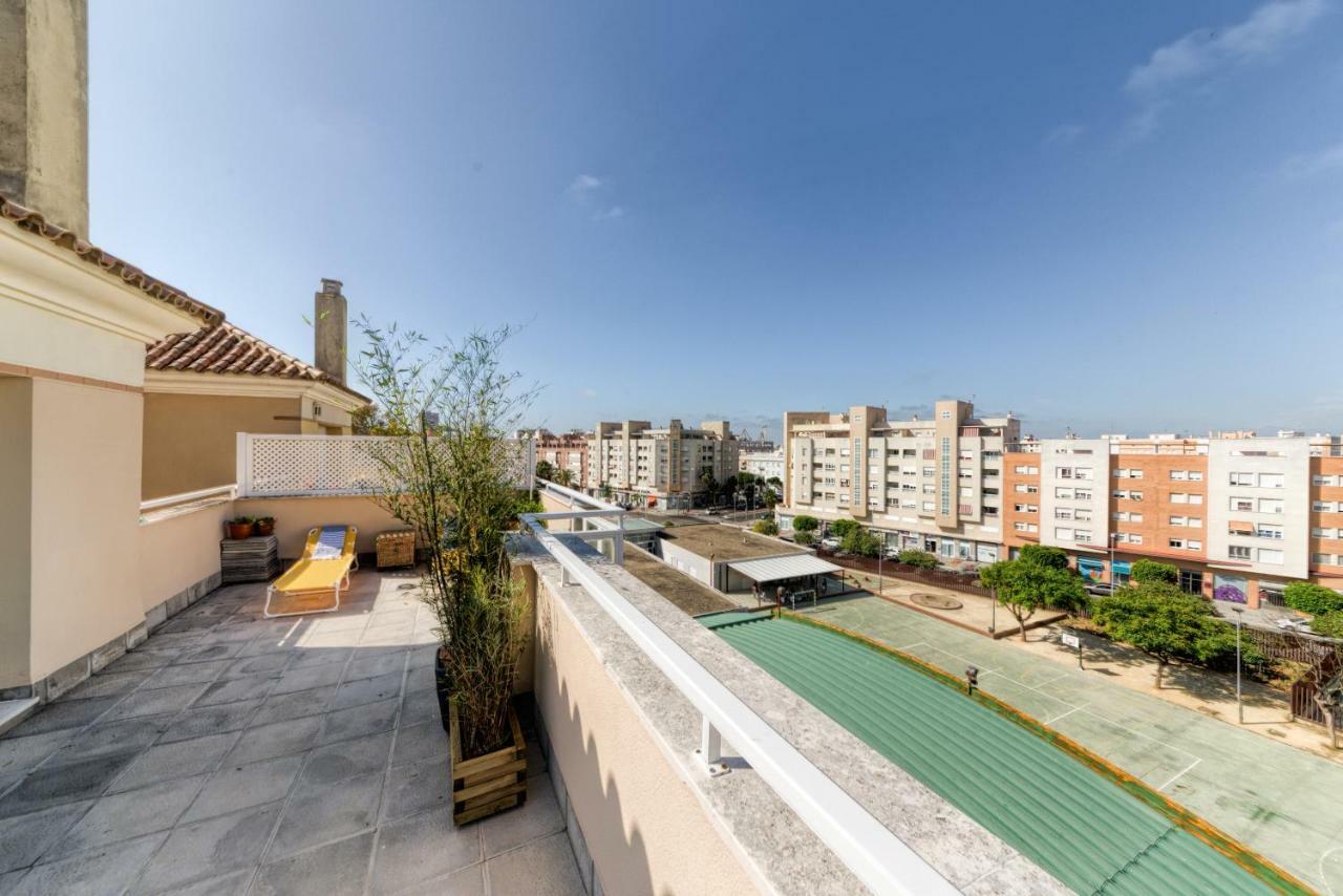 Atico Parque Kotinoussa Lägenhet Cádiz Exteriör bild